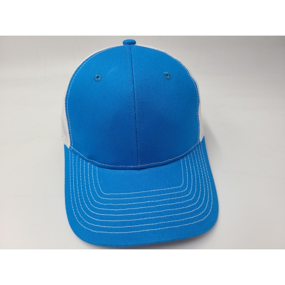 Blank Plain Sweet Caps Mesh Trucker Snapback Hat Casual Dad Men Women Blue White